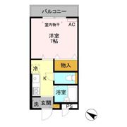 おおみなみアパートの間取り画像