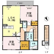 シャルマンハイム B棟の間取り画像