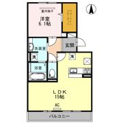 Jade A棟の間取り画像