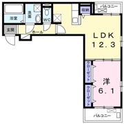 ミッテ 1号館の間取り画像