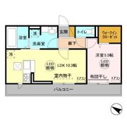 ラヴィーヌみどりのの間取り画像