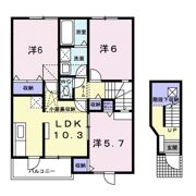 ウィスティリアAの間取り画像