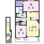 ライジング サン Ⅱの間取り画像