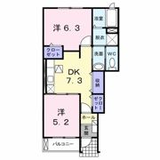 グランディールⅡ番館の間取り画像