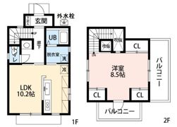 ひばりハイツの間取り画像