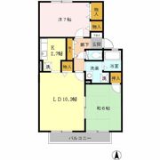 メルベーユO．Yの間取り画像