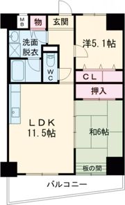 ベルフォーレの間取り画像