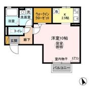 カプリコートの間取り画像