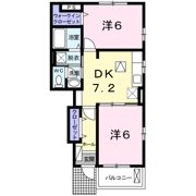 フローレンス 小原田 Bの間取り画像