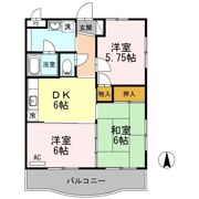 恵比寿ガーデンⅡの間取り画像