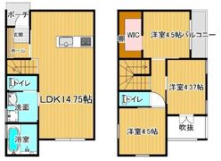 Simple Note郡元の間取り画像