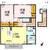 プラムQ Ⅱ棟の間取り画像