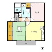 セジュールシャルマン B棟の間取り画像