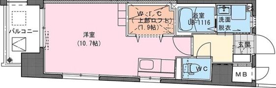 Riviere Champ 宮田町（リヴィエールシャン 宮田町）の間取り画像