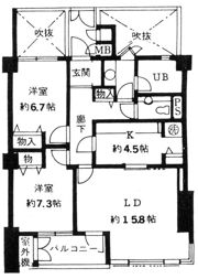 PALACIO BELA VISTAの間取り画像