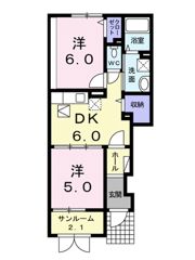 メゾン．ド．プランタンの間取り画像