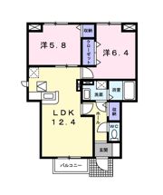 ユニメゾン葛原Aの間取り画像