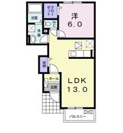 レイジェス Cの間取り画像