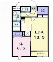 ベルヴェルの間取り画像