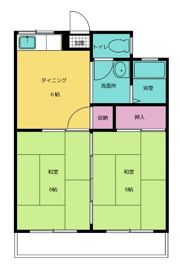 みやまハイツの間取り画像