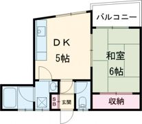 コーポ春日の間取り画像