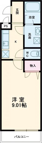 カルティエ3Mの間取り画像