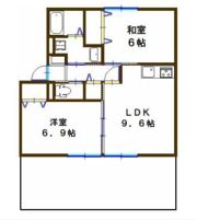 JAボナール上の丸Aの間取り画像