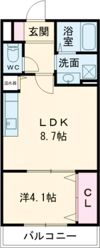 アート東大阪Bの間取り画像