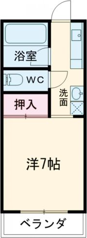 コーポ幸の間取り画像