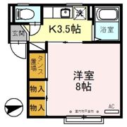 Honey Bee（ﾊﾆｰ ﾋﾞｰ）の間取り画像