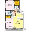 ファミリーメイト矢田 B棟の間取り画像