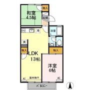 セジュール三島 B棟の間取り画像