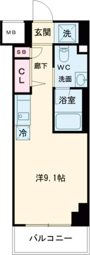 スパシエ東神奈川の間取り画像