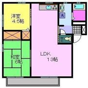 カトレアハイツの間取り画像