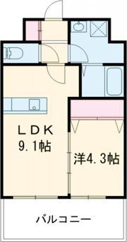 レジェンド直方 壱番館の間取り画像