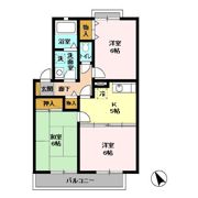 サニーコート田辺 Aの間取り画像