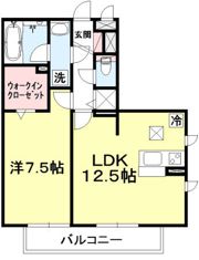 コモレビ大蔵 Eの間取り画像