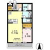 アザレ 蘇原 Gの間取り画像