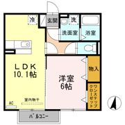 ソレイユⅡ Aの間取り画像