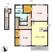 コンソラーレ カーサ Bの間取り画像