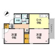 セジュールK2 南の間取り画像