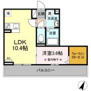 クレールの間取り画像