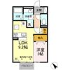 レセンテ上野 Bの間取り画像