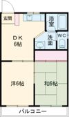コーポサウスの間取り画像