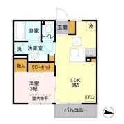 エスポワールSの間取り画像