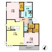 アピチェの間取り画像