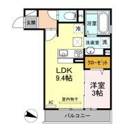 アイクレスト下関駅の間取り画像