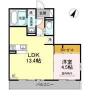 玉里光ハイツの間取り画像