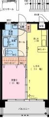 ティープリモ権現町の間取り画像
