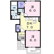 ウエスト ヒルズⅠの間取り画像